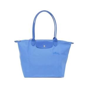 Longchamp Le Pliage Green Medium Recycled Nylon Shoulder Bag Blue